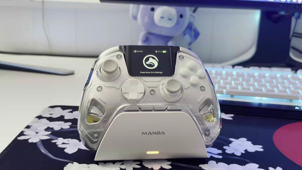 Manba One Review : A Gaming Controller with a Screen!! Switch / PC - From JohnnyCanal