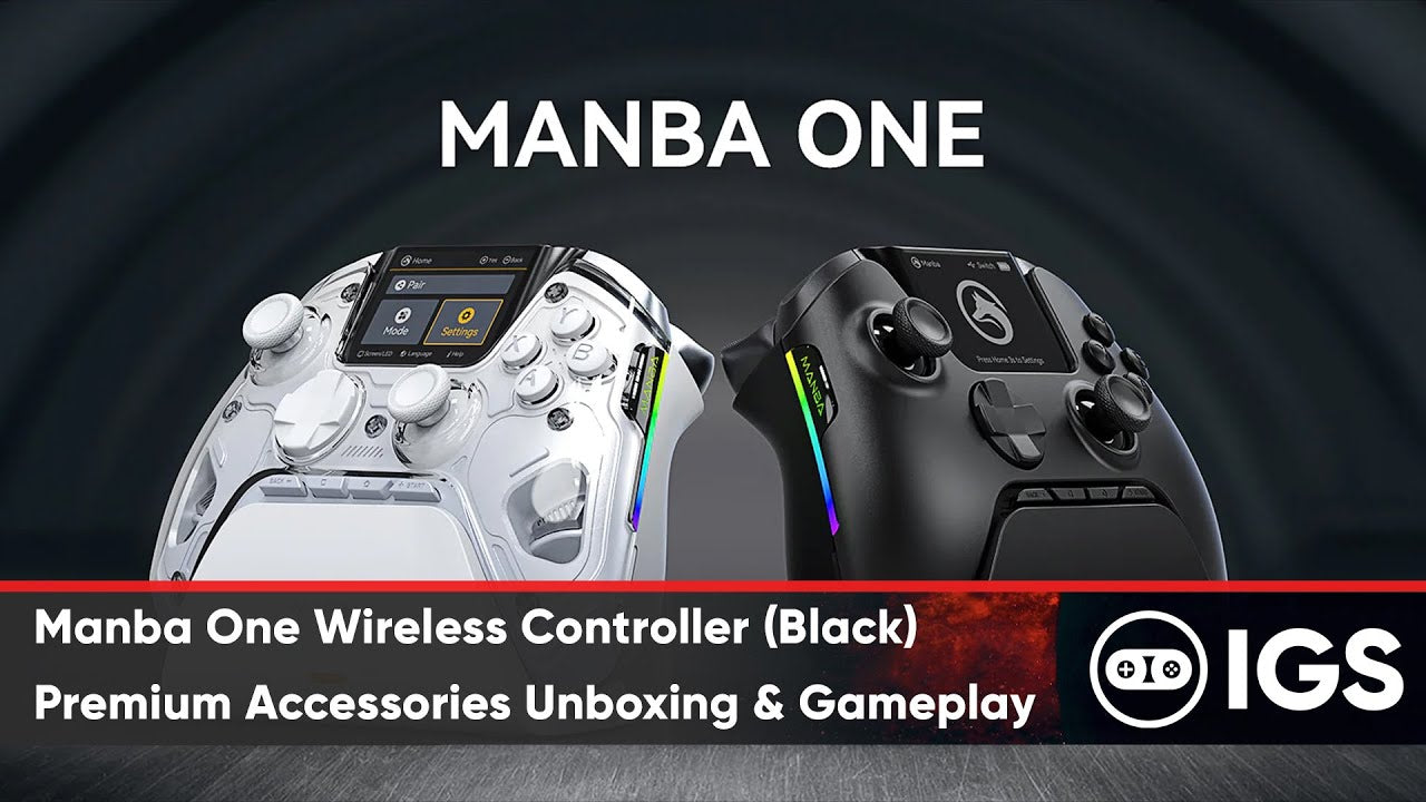 Manba One Wireless Controller (Black) | Premium Accessories Unboxing & Gameplay -From IGS