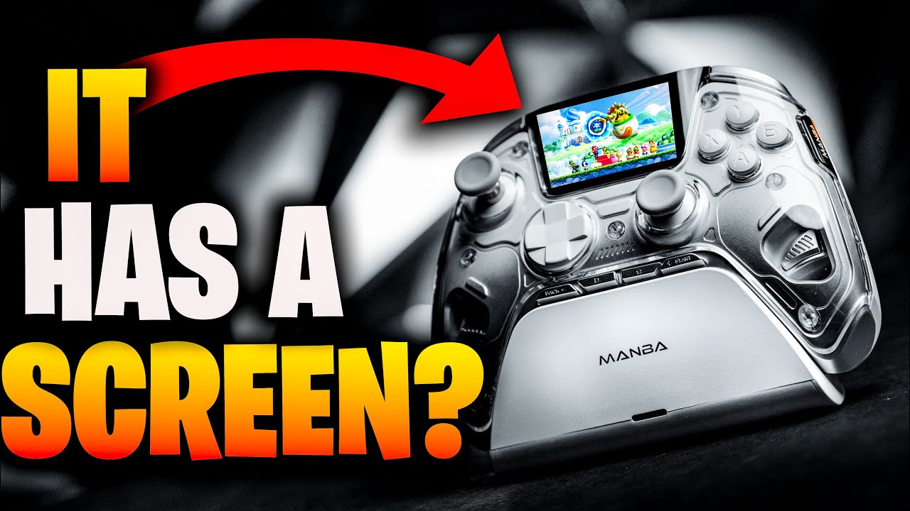 This Nintendo Switch Controller Has A Screen - Manba One Unboxing and Review - From Drip Media Gaming