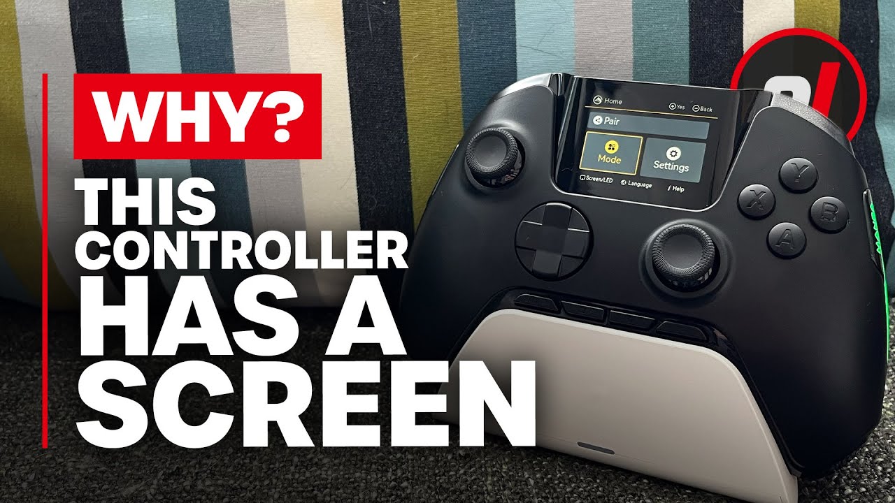 This Switch Controller Has a Screen for Some Reason - From Nintendo Life