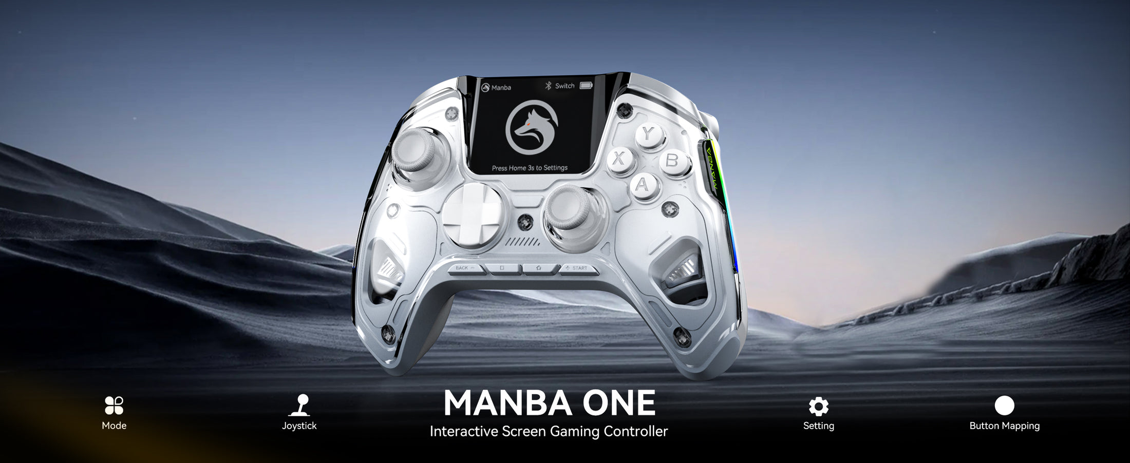 Manba One Wireless Controller (White) – MANBA