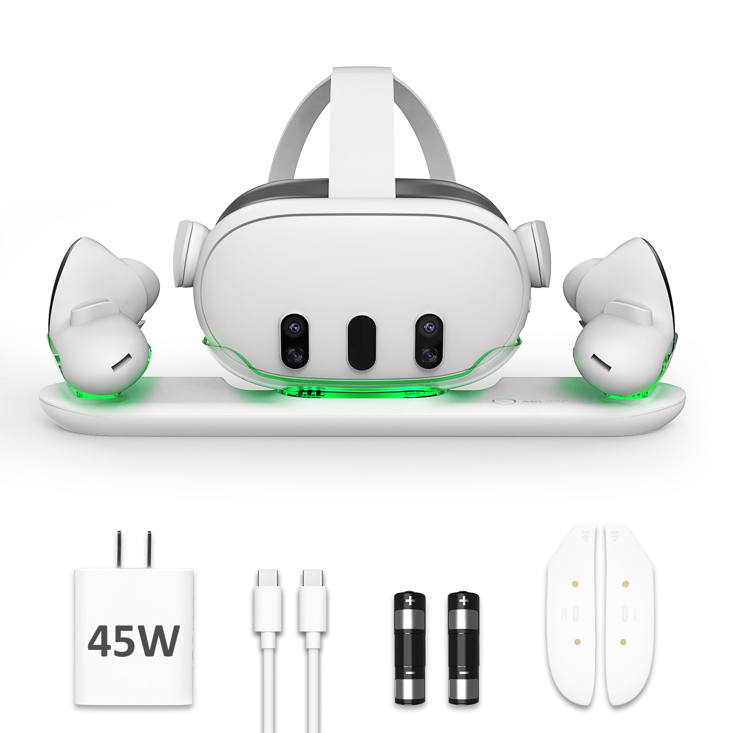 VR Charging Station with 45w USB-C Charger