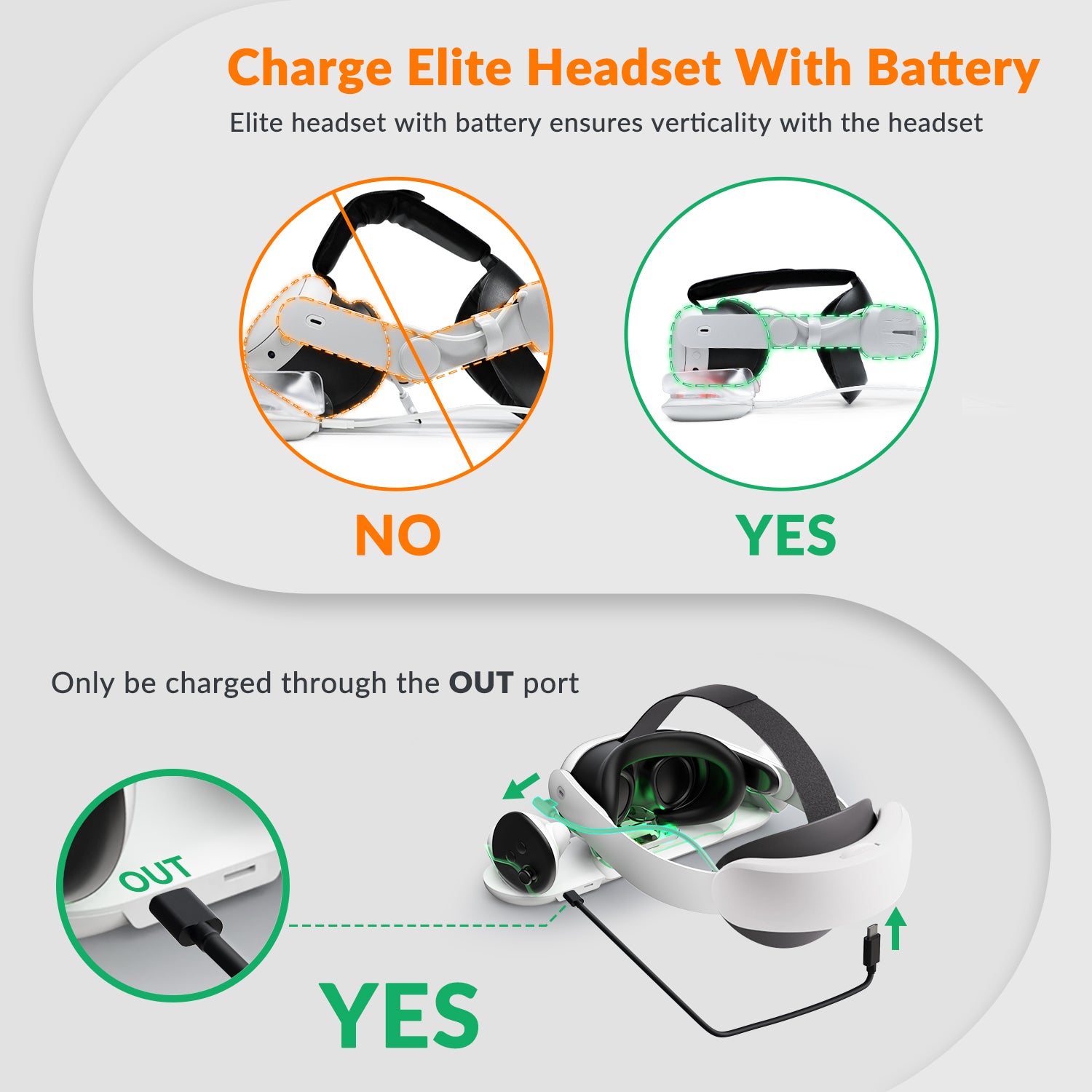 VR Charging Station with 45w USB-C Charger