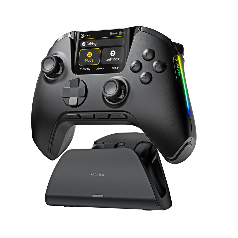 Manba One Wireless Controller - PC Gaming controller with screen ...