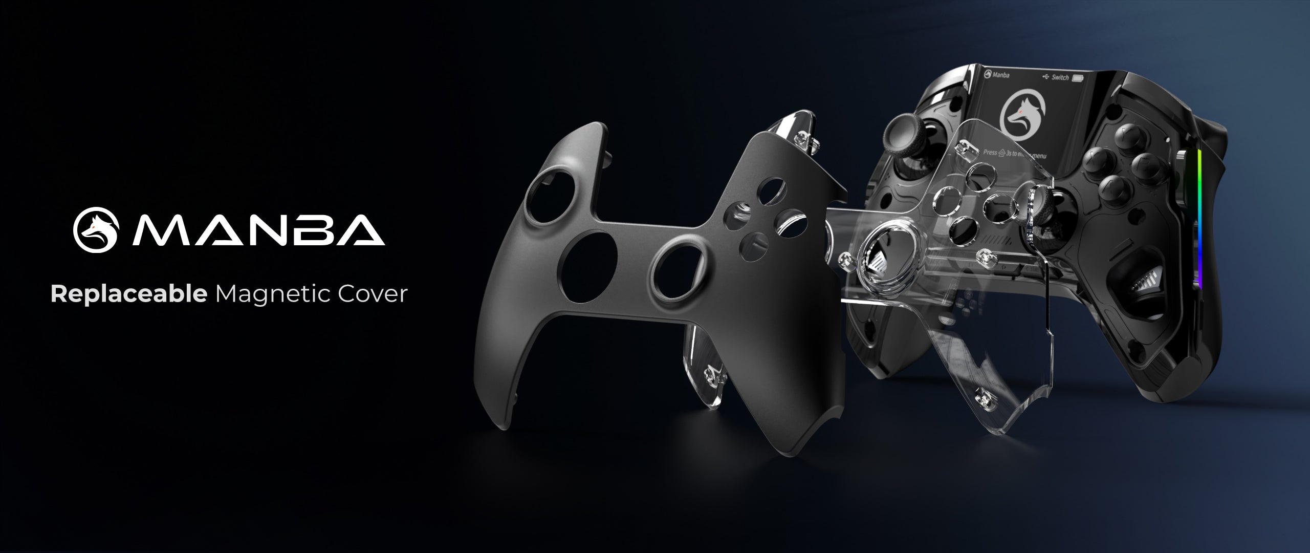 Magnetic Cover for Manba One Controller (Black) – MANBA Gaming