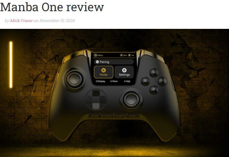 Review | Manba One Controller – MANBA Gaming