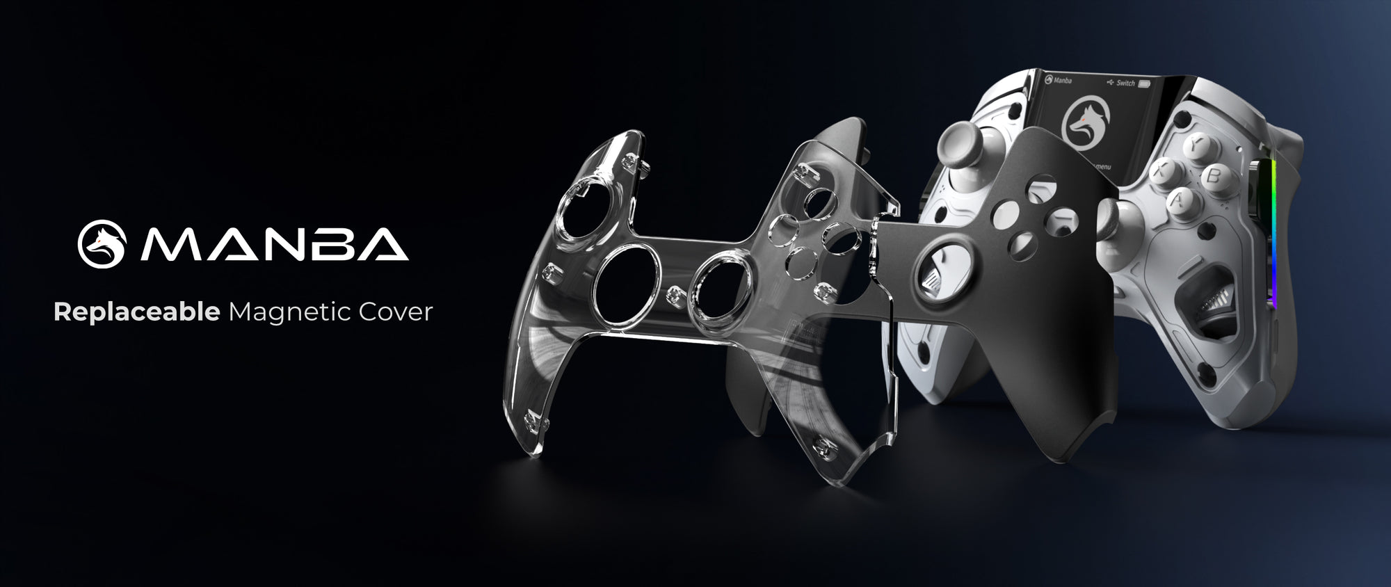 Magnetic Cover for Manba One Controller (Transparent) – MANBA Gaming