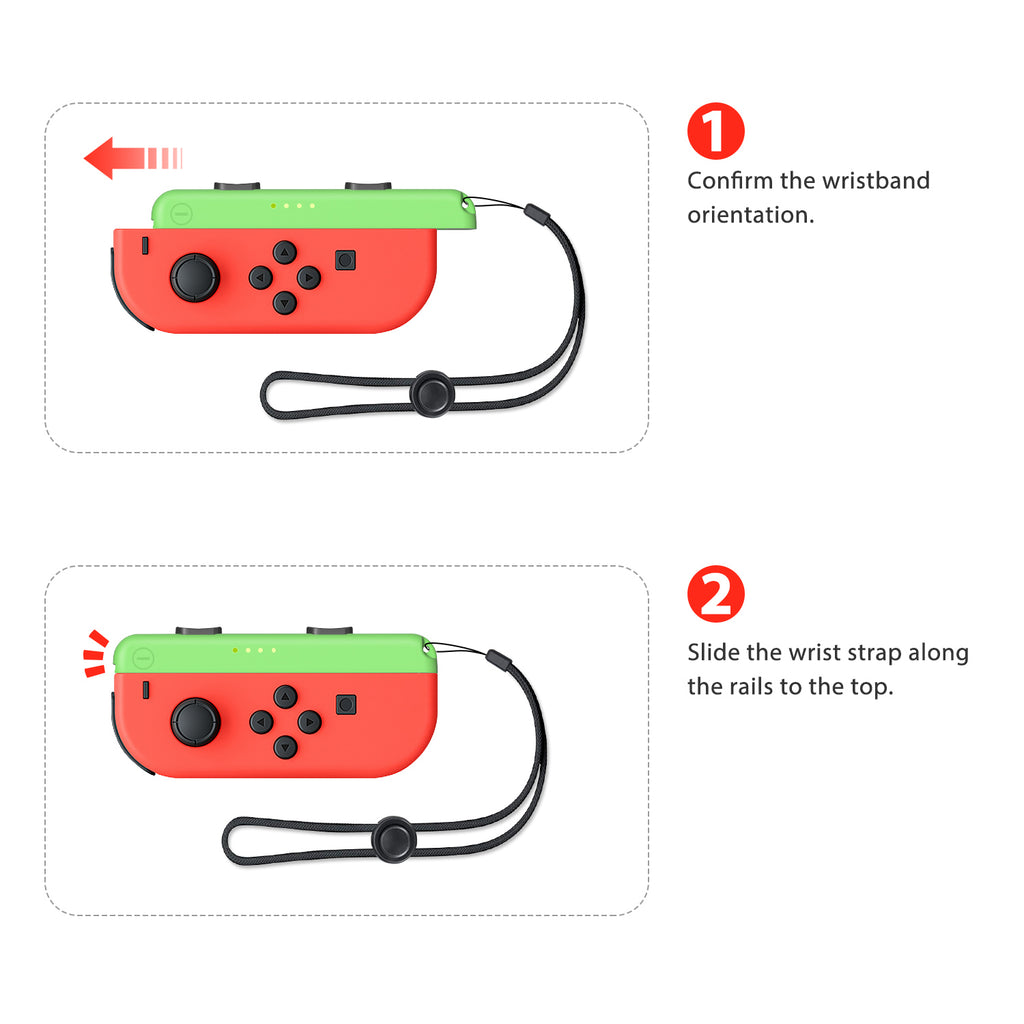 MANBA Joycon Wrist Strap for Nintendo Switch Joycon (Green)