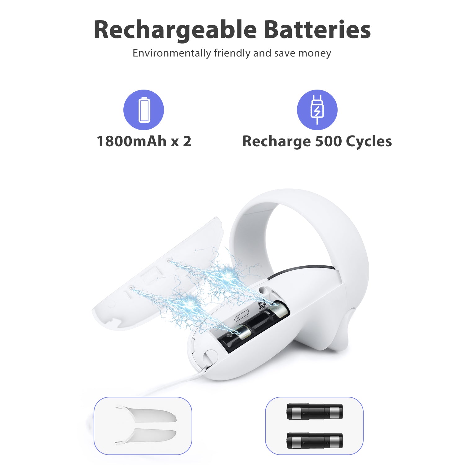 VR Charging Station for Oculus Quest 2/Meta Quest 2